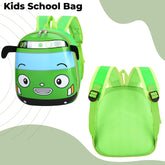 Kindergarten Cute Cartoon Kids School Bag for Boys and Girls (Green)